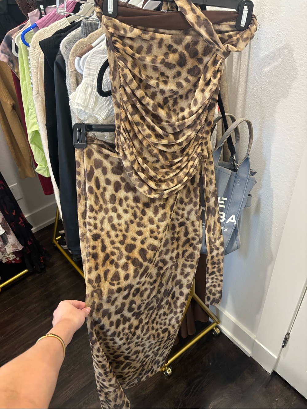 Zara Brown Leopard-Print Set